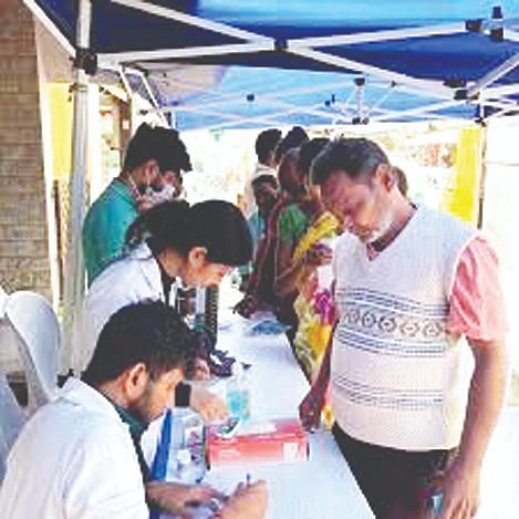*ಜಿಲ್ಲೆಯಲ್ಲಿ ಅಸಾಂಕ್ರಾಮಿಕ ರೋಗಗಳ ತಪಾಸಣೆ