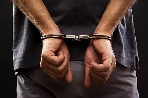 Arrest of a person selling ganja
