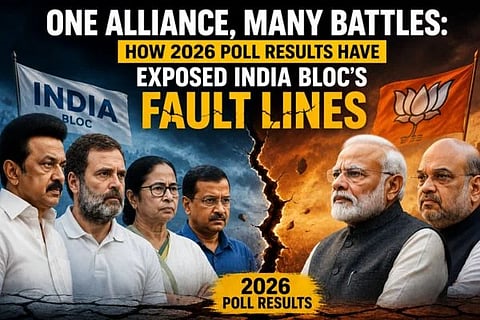2029ರ ಕನಸಿಗೆ ಅಂತ್ಯ ಹಾಡಿತೇ ಅಸ್ಸಾಂ, ಬಂಗಾಳ, ತಮಿಳುನಾಡು ಸೋಲು? ಇಂಡಿಯಾ ಮೈತ್ರಿಕೂಟದ ಒಳಗಿನ ಮಹಾಯುದ್ಧಕ್ಕೆ ಮುನ್ನುಡಿ ಬರೆಯಿತೇ 2026ರ ರಿಸಲ್ಟ್!