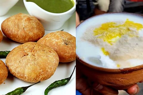Kashi famous lassi kachori and chaat gets at varanasi ghats: 