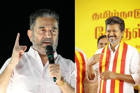 ದಳಪತಿ ಪಟ್ಟಾಭಿಷೇಕಕ್ಕೆ ಅಡ್ಡಿ? ಇದು ಪ್ರಜಾಪ್ರಭುತ್ವದ ಹತ್ಯೆ!  ವಿಜಯ್ ಪರವಾಗಿ ಧ್ವನಿ ಎತ್ತಿದ ಕಮಲ್! ಗವರ್ನರ್ ವಿರುದ್ಧ ಗುಡುಗಿದ ಉಳಗನಾಯಗನ್!