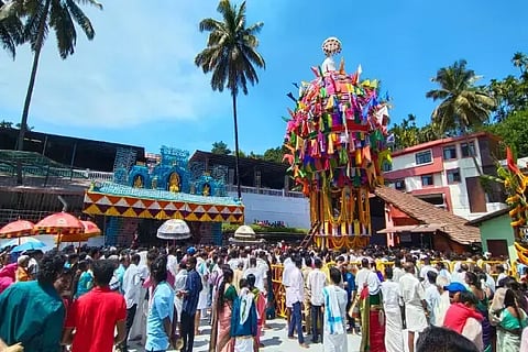 ಹೊರನಾಡು ಅನ್ನಪೂರ್ಣೇಶ್ವರಿ ಅಮ್ಮನವರ ರಥೋತ್ಸವ.