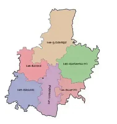 ಕೋಲಾರ ನಕ್ಷೆ.
