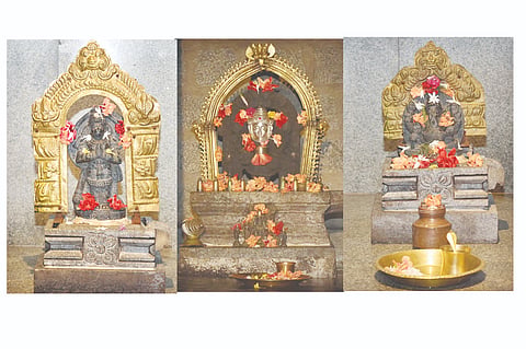  ಶ್ರೀ ಸಿದ್ಧಿವಿನಾಯಕ, ಲಕ್ಷ್ಮೀವೆಂಕಟರಮಣ, ಭಕ್ತ ಆಂಜನೇಯ ದೇವರು.