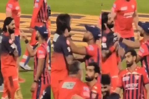 ಬೆಂಗಳೂರು vs ಲಖನೌ ಸಮರ: ಕ್ರೀಡಾಂಗಣದಲ್ಲಿ ಪೂರನ್ ಕಿರಿಕ್, ಕೃನಾಲ್ ಕಾಲರ್ ಹಿಡಿದು ಆಕ್ರೋಶ! 