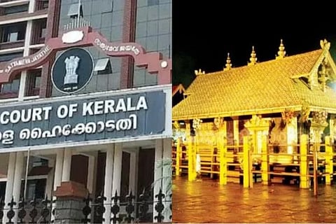 ಕೇರಳ ಹೈಕೋರ್ಟ್​, ಶಬರಿಮಲಾ ಅಯ್ಯಪ್ಪ ಸ್ವಾಮಿ ದೇವಸ್ಥಾನ 