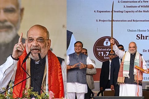  ಅಸ್ಸಾಂನಲ್ಲಿ ಕೇಂದ್ರ ಗೃಹ ಸಚಿವ ಅಮಿತ್​ ಶಾ