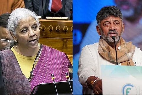 ವಿತ್ತ ಸಚಿವೆ ನಿರ್ಮಲಾ ಸೀತಾರಾಮನ್​, ಉಪಮುಖ್ಯಮಂತ್ರಿ ಡಿ.ಕೆ. ಶಿವಕುಮಾರ್