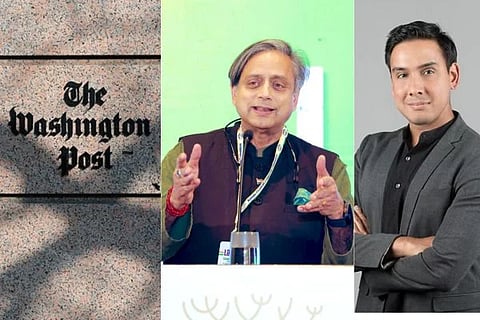 ವಾಷಿಂಗ್​ಟನ್​ ಪೋಸ್ಟ್​, ಕಾಂಗ್ರೆಸ್ ಸಂಸದ ಶಶಿ ತರೂರ್, ಇಶಾನ್ ತರೂರ್