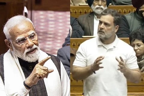 ಪ್ರಧಾನ ಮಂತ್ರಿ ನರೇಂದ್ರ ಮೋದಿ, ರಾಹುಲ್​ ಗಾಂಧಿ 