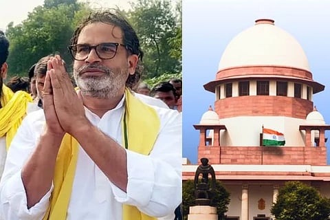 ಜನ್ ಸುರಾಜ್ ಪಕ್ಷದ ನಾಯಕ ಪ್ರಶಾಂತ್ ಕಿಶೋರ್, ಸುಪ್ರೀಂ ಕೋರ್ಟ್​