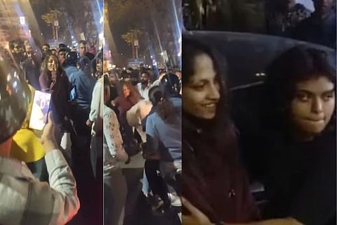 ಕಂಠಪೂರ್ತಿ ಕುಡಿದು ರಂಪಾಟ ನಡೆಸುತ್ತಿರುವ ಯುವತಿಯರು