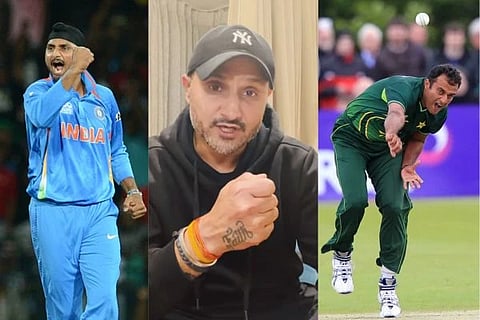 ಭಾರತ ಕ್ರಿಕೆಟ್​ ತಂಡದ ಮಾಜಿ ಬೌಲರ್​ ಹರ್ಭಜನ್ ಸಿಂಗ್, ಪಾಕಿಸ್ತಾನದ ಮಾಜಿ ಆಟಗಾರ ತನ್ವೀರ್ ಅಹ್ಮದ್ 