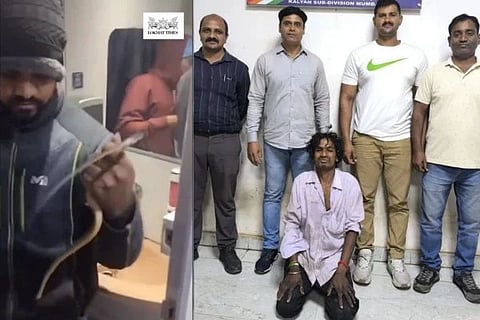ವಂದೇ ಭಾರತ್ ರೈಲಿನಲ್ಲಿ ಹಾವು ಬಿಟ್ಟವನನ್ನು ಬಂಧಿಸಿದ ರೈಲ್ವೆ ಪೊಲೀಸರು