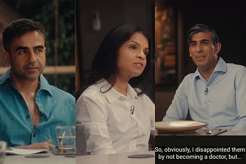 ನಿಖಿಲ್​ ಕಾಮತ್​ ಪಾಡ್​ಕಾಸ್ಟ್​ಗೆ ಆಗಮಿಸಿದ ಯುಕೆ ಮಾಜಿ ಪ್ರಧಾನಿ ರಿಷಿ ಸುನಕ್​ ಮತ್ತು ಅಕ್ಷತಾ ಮೂರ್ತಿ
