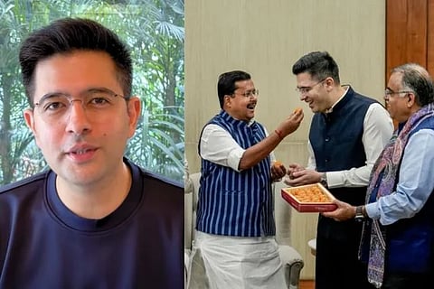 ಆಮ್​ ಆದ್ಮಿ ಪಕ್ಷ ಬಿಟ್ಟು ಬಿಜೆಪಿ ಸೇರಿದ ರಾಘವ್​ ಚಡ್ಡಾ