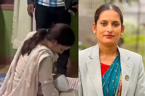 ನಕ್ಸಲ್​ ಮಗುವಿಗೆ ಹಾಲುಣಿಸಿದ ಸಚಿವೆ ಸೀತಾ ಬಾಡಿ