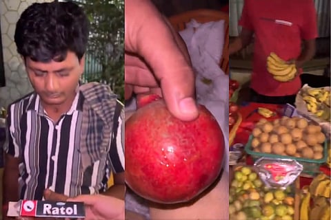 ಮುಂಬೈನ ಮಲಾಡ್​ನ ಕಲಬೆರಿಕೆ ಹಣ್ಣಿನ ವ್ಯಾಪಾರಿ ವಿಡಿಯೋ ವೈರಲ್​