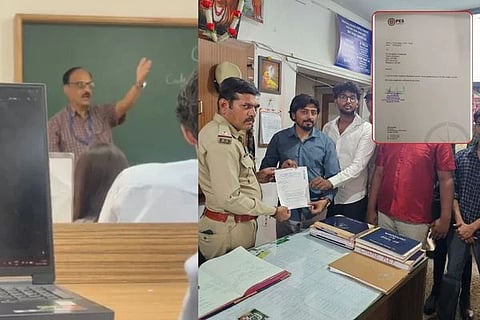 ವಿದ್ಯಾರ್ಥಿಗೆ ಟೆರರಿಸ್ಟ್ ಎಂದ ಪ್ರೊಫೆಸರ್ 