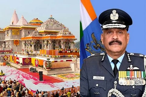 ಅಯೋಧ್ಯೆ ರಾಮಮಂದಿರದ ಮೊದಲ ಸಿಇಒ ಆಗಿ ನೇಮಕಗೊಂಡ ನಿವೃತ್ತ ಏರ್ ಮಾರ್ಷಲ್ ಜಿತೇಂದ್ರ ಮಿಶ್ರಾ.