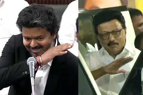 ತಮಿಳುನಾಡು ವಿಧಾನಸಭೆಯಲ್ಲಿ ಸಿಎಂ ಜೋಸೆಫ್ ವಿಜಯ್ ಮಾಡಿದ ಕೈಸನ್ನೆ ಭಾರಿ ವೈರಲ್