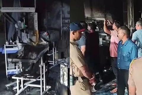 ಐಸಿಯು ವಾರ್ಡ್‌ನಲ್ಲಿ ಸಂಭವಿಸಿದ ಭೀಕರ ಅಗ್ನಿ ಅವಘಡದಲ್ಲಿ 3 ನವಜಾತ ಶಿಶುಗಳ ದಾರುಣ ಸಾವು