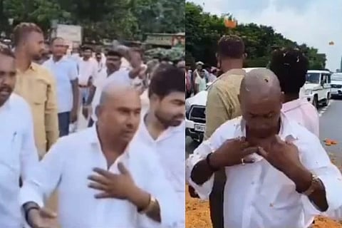 ಜೆಡಿಯು ನಾಯಕನ ಚಿನ್ನದ ಸರ ಕಳ್ಳತನವಾದ ಘಟನೆಯ ವೈರಲ್ ವಿಡಿಯೋ