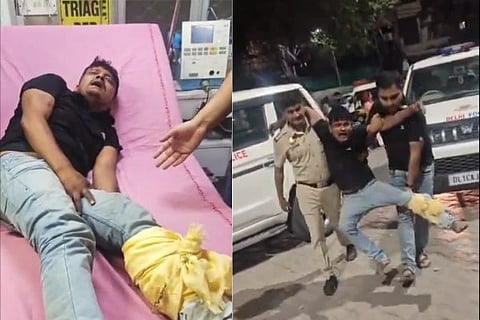 ಸ್ಥಳ ಮಹಜರು ವೇಳೆ ತಪ್ಪಿಸಿಕೊಳ್ಳಲು ಯತ್ನಿಸಿದ ಆರೋಪಿ 