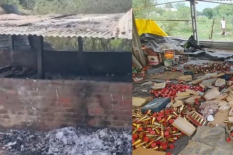 ಗುಜರಾತ್‌ನ ಅಹಮದಾಬಾದ್‌ನಲ್ಲಿ ಅಕ್ರಮ ಪಟಾಕಿ ಕಾರ್ಖಾನೆ ಸ್ಫೋಟ