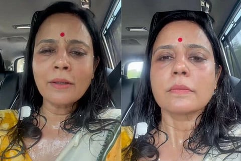 ಟಿಎಂಸಿ ಸಂಸದೆ ಮಹುವಾ ಮೊಯಿತ್ರಾ ಅವರ ಮೇಲೆ ಮೊಟ್ಟೆ ಎಸೆತ