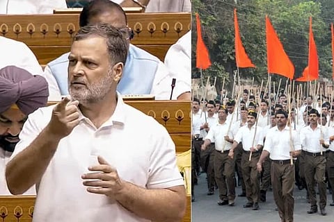 ದೇಶದ ಶಿಕ್ಷಣ ವ್ಯವಸ್ಥೆ  ಆರ್​ಎಸ್​ಎಸ್​ (RSS) ನಿಯಂತ್ರಣದಲ್ಲಿದೆ : ರಾಹುಲ್​ ಗಾಂಧಿ