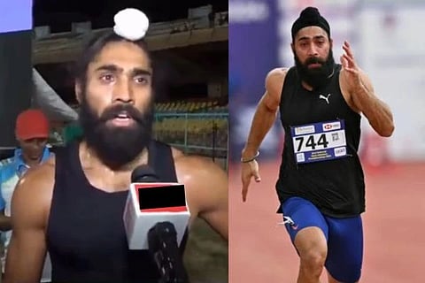 100 ಮೀಟರ್​ ಓಟದಲ್ಲಿ ನೂತನ ದಾಖಲೆ ಬರೆದ ರೈತನ ಮಗ