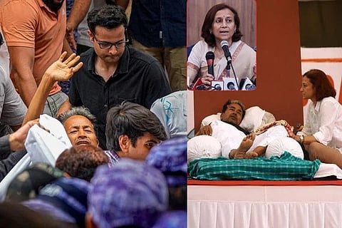 ಸರ್ಕಾರಿ ಆಸ್ಪತ್ರೆ ವರದಿ ನಂಬಲ್ಲ, ಗಂಡನನ್ನು ಪೊಲೀಸರು ಬಂಧಿಸಿದ್ದಾರೆ: ವಾಂಗ್​ಚುಕ್​ ಪತ್ನಿ