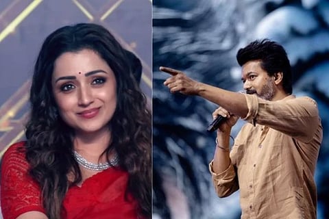 ಲಿಯೋ ಸಕ್ಸ್​ಸ್​ ಮೀಟ್​ನಲ್ಲಿ ವಿಜಯ್​ ಮತ್ತು ತ್ರಿಷಾ ಕೃಷ್ಣನ್​