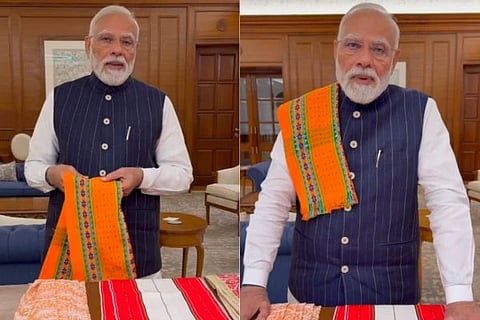 ಕೈಮಗ್ಗಕ್ಕೆ ಡಿಜಿಟಲ್ ಸ್ಪರ್ಶ ನೀಡಿದ ಪ್ರಧಾನಿ ಮೋದಿ