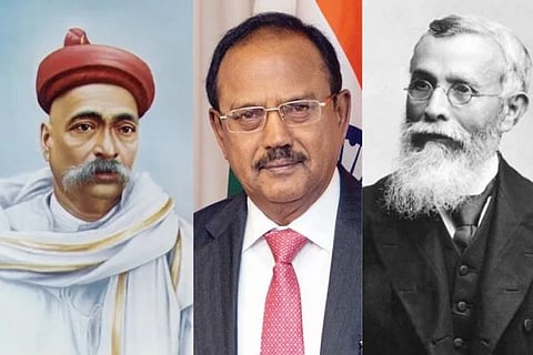 ಸುರೇಂದ್ರನಾಥ ಬ್ಯಾನರ್ಜಿ, ಬಾಲಗಂಗಾಧರ ತಿಲಕ್​ ಮತ್ತು ಅಜಿತ್ ದೋವಲ್