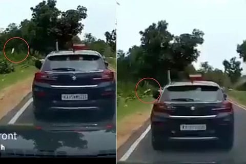 ಕಾಡಿನಲ್ಲಿ ಬಿಯರ್​ ಕ್ಯಾನ್​ ಎಸೆದ ಪುಂಡರು