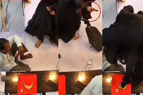 ಬುರ್ಖಾಧರಿಸಿ ಬಂದ ಮಹಿಳೆಯಿಂದ ಕಳ್ಳತನ
