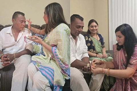 ಸಹೋದರಿಯೊಂದಿಗೆ ರಕ್ಷಾ ಬಂಧನ ಆಚರಿಸಿದ ಮಾಜಿ ಪಾಕ್​ ಕ್ರಿಕೆಟ್​ ಆಟಗಾರ ಡ್ಯಾನಿಶ್​ ಕನೇರಿಯಾ