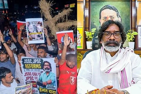 ಜೆಎಸ್‌ಎಸ್‌ಸಿ-ಸಿಜಿಎಲ್ ಪರೀಕ್ಷೆ ರದ್ದುಗೊಳಿಸಿ ಸಿಎಂ ಹೇಮಂತ್​ ಸೊರೆನ್​ ಘೋಷಣೆ