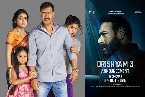 ದೃಶ್ಯಂ 3 ಚಿತ್ರದಲ್ಲಿ ವಿಜಯ್ ಸಲ್ಗಾಂವ್ಕರ್ ಪಾತ್ರದಲ್ಲಿ ನಟಿಸುತ್ತಿರುವ ಅಜಯ್ ದೇವಗನ್