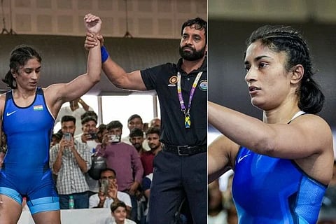 ಏಷ್ಯನ್​ ಗೇಮ್ಸ್ ಆಯ್ಕೆ ಸುತ್ತಿನಲ್ಲಿ ಜಯ ಗಳಿಸಿದ ವಿನೇಶ್​ ಪೊಗಾಟ್​