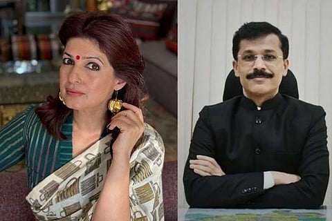 ಬಾಲಿವುಡ್​ ನಟಿ ಟ್ವಿಂಕಲ್​ ಖನ್ನಾ, ಐಎಎಸ್​ ಅಧಿಕಾರಿ ತುಕಾರಾಂ ಮುಂಢೆ