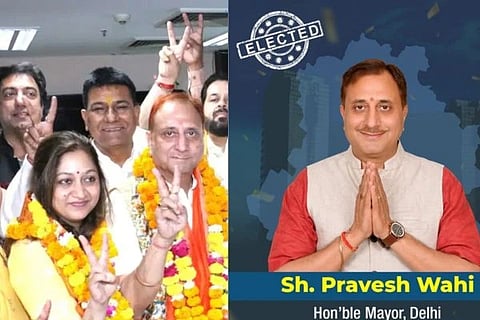 ನೂತನ ಮೇಯರ್ ಆಗಿ ಬಿಜೆಪಿಯ ಪ್ರವೇಶ್ ವಾಹಿ ಆಯ್ಕೆ