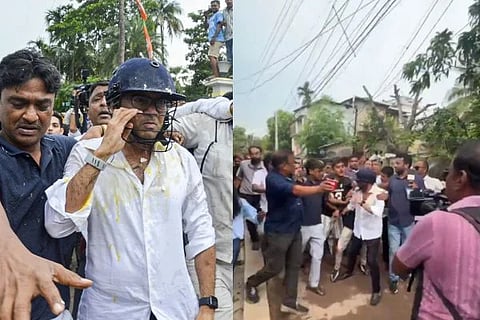 TMC ಸಂಸದ ಅಭಿಷೇಕ್​ ಬ್ಯಾನರ್ಜಿ ಮೇಲೆ ದಾಳಿ
