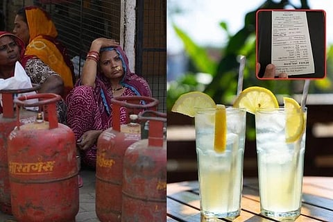 ಬೆಂಗಳೂರಿನ ಕೆಫೆಯೊಂದರಲ್ಲಿ ನಿಂಬೆ ಪಾನಕಕ್ಕೆ ಗ್ಯಾಸ್ ಕ್ರೈಸಿಸ್ ಚಾರ್ಜ್