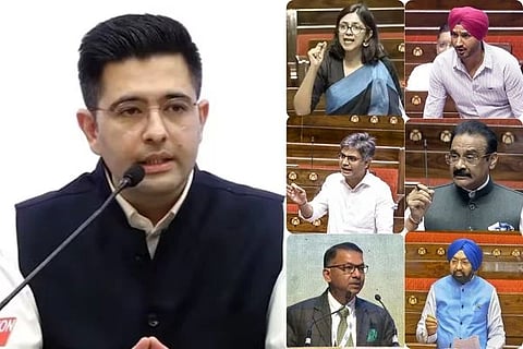 ತನ್ನ ಜೊತೆಗೆ ಇತರೆ 7 ಜನ ಸಂಸದರನ್ನು ಬಿಜೆಪಿಗೆ ಕರೆತಂದ ರಾಘವ್​