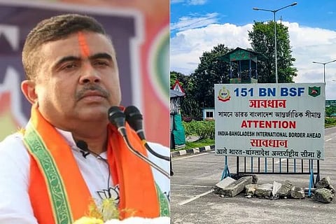 ಬಾಂಗ್ಲಾ ಗಡಿಗೆ ಬೇಲಿ ಹಾಕಲು ಮುಂದಾದ ಸಿಎಂ ಸುವೇಂದು