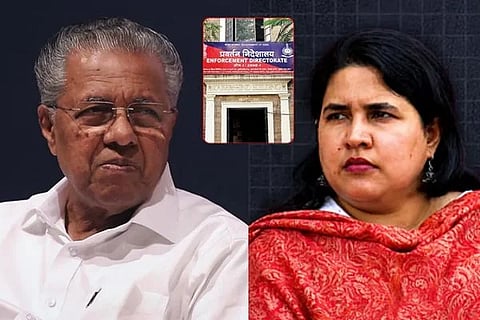 ಮಾಜಿ ಸಿಎಂ ಪಿಣರಾಯಿ ವಿಜಯನ್ ಪುತ್ರಿ ವೀಣಾಗೆ ಇಡಿ ಬಿಗ್ ಶಾಕ್!