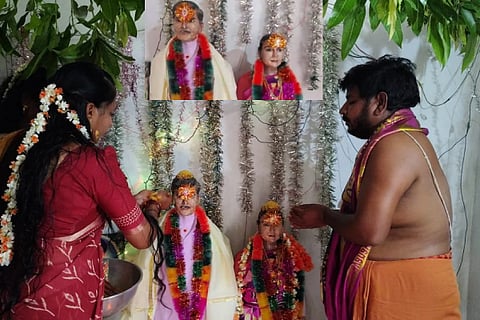 Telangana wedding for Dead Son